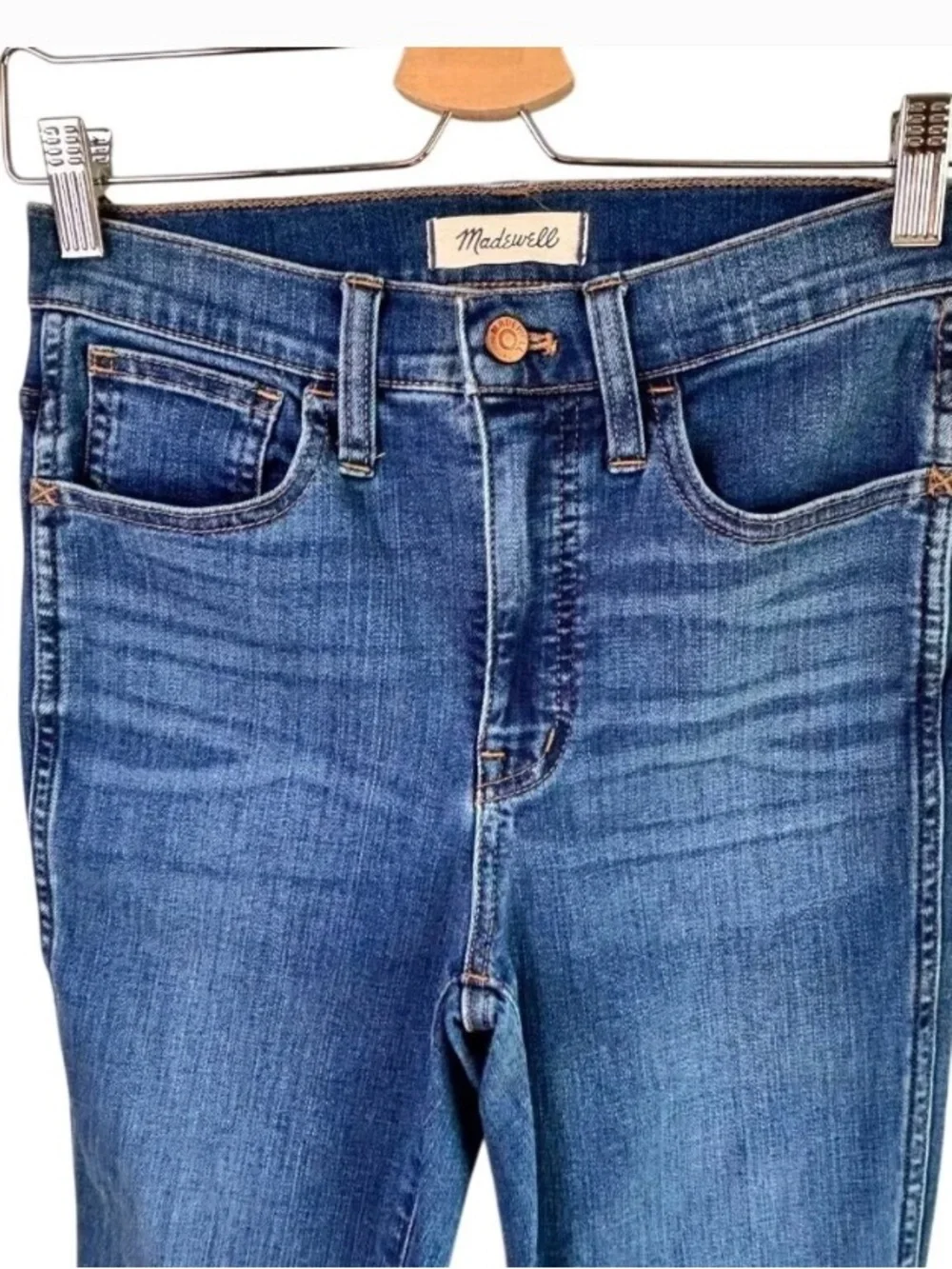 Bundle 2/$30! Madewell The Roadtripper Skinny Jeans in Deep Blue Wash